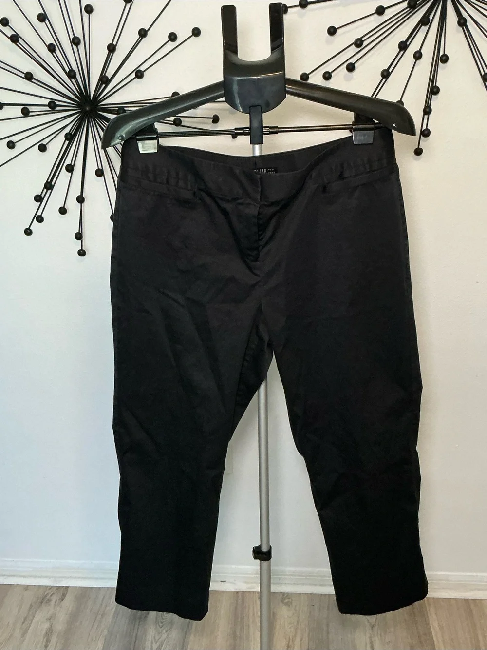Lafayette 148 New York Black Cropped Dress Pants Size 10